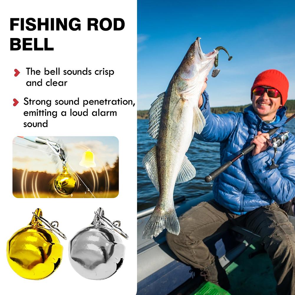 Fishing Rod Ice - 10 قطع من أجراس الصيد المعدنية