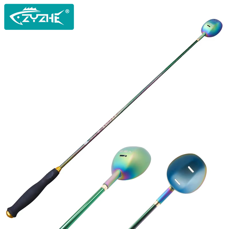 Fishing Rod Carbon Fiber - قاذف الطعم ZYZHE برأس من التيتانيوم