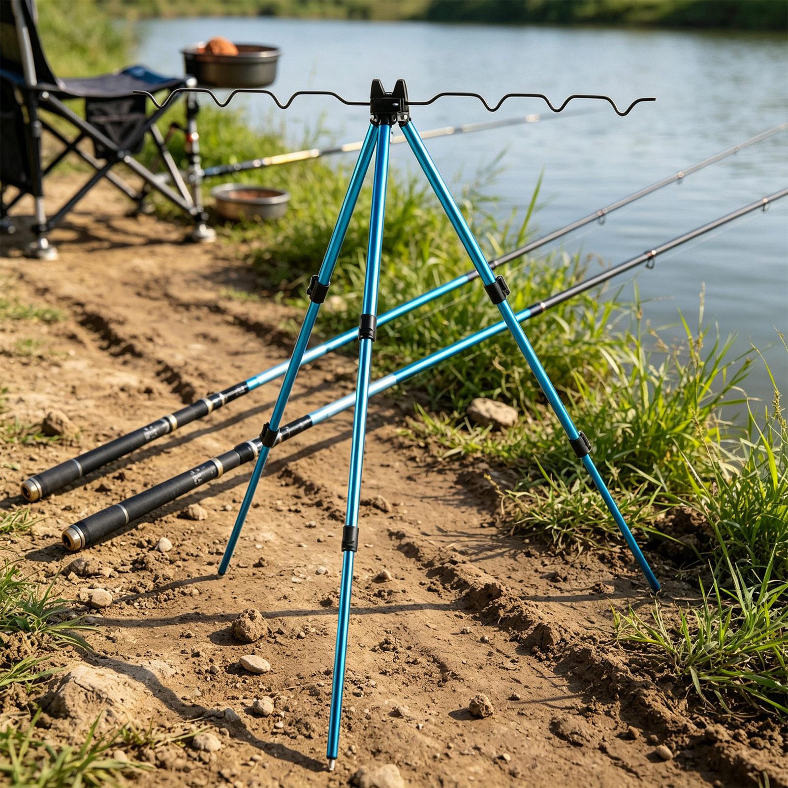 حامل ثلاثي القوائم لعصا الصيد  - مراجعة Fishing Rod Telescopic وسعره