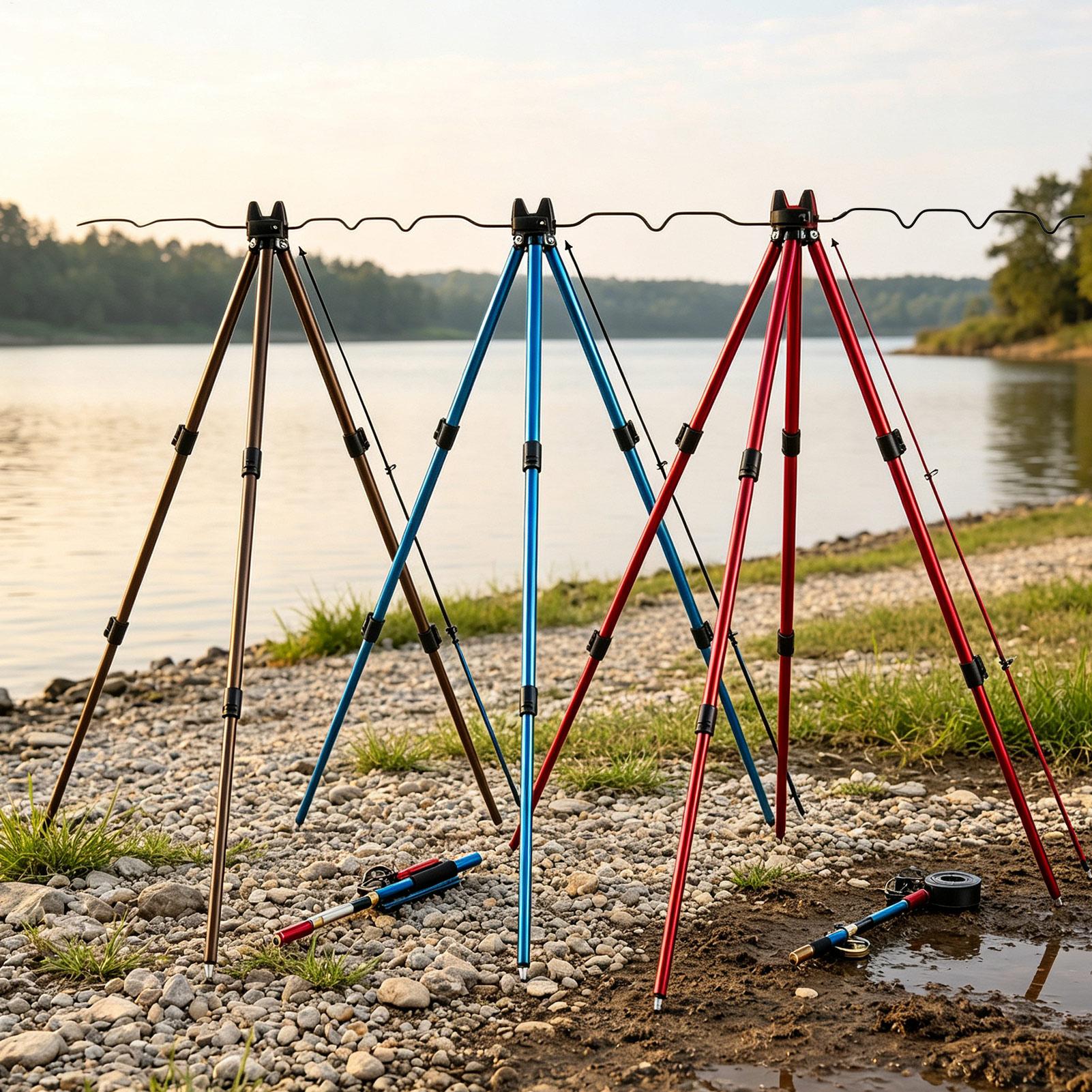 حامل ثلاثي القوائم لعصا الصيد  - مراجعة Fishing Rod Telescopic وسعره