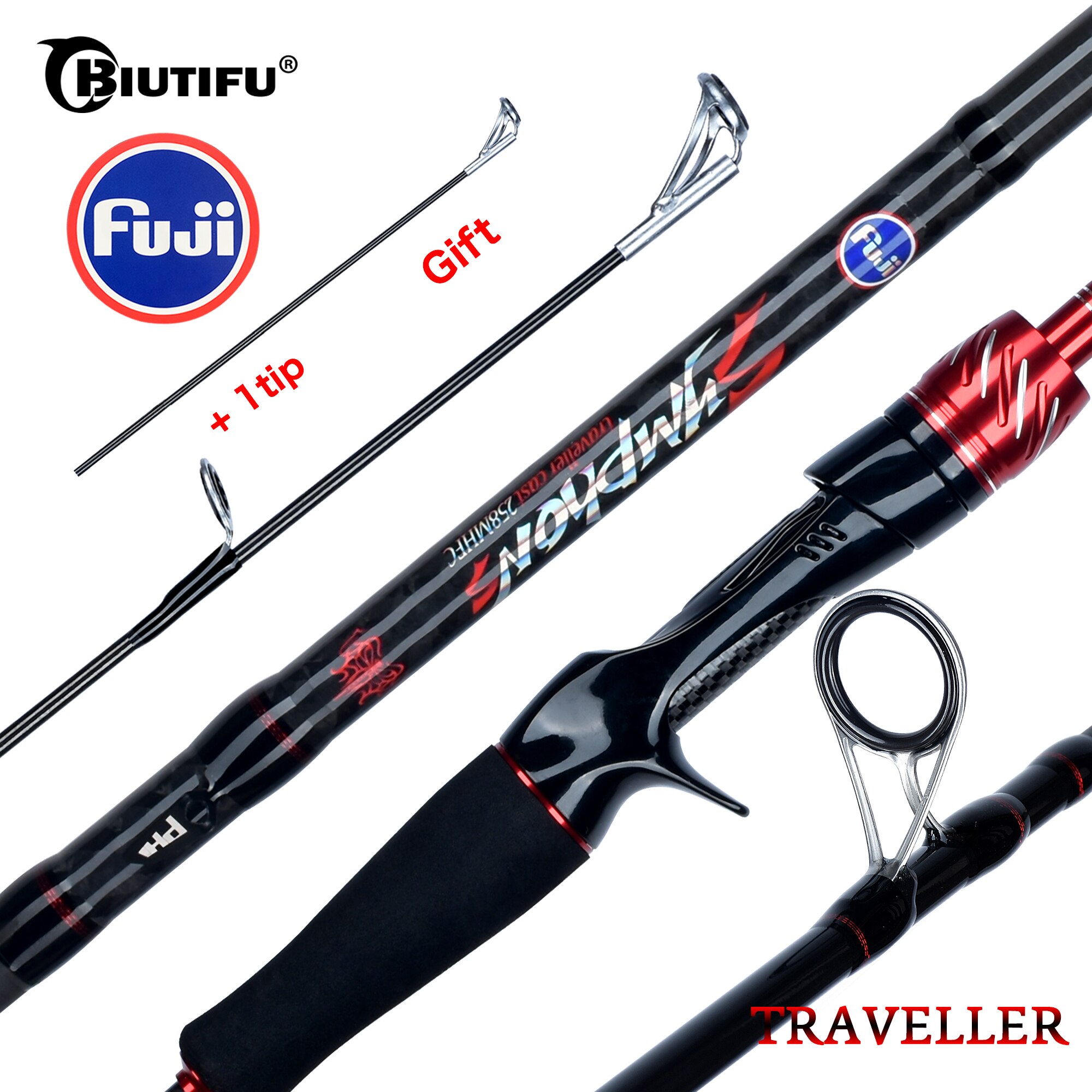 صنارة صيد صخرية من نوع BIUTIFU - مراجعة Fishing Rod Surf وسعره