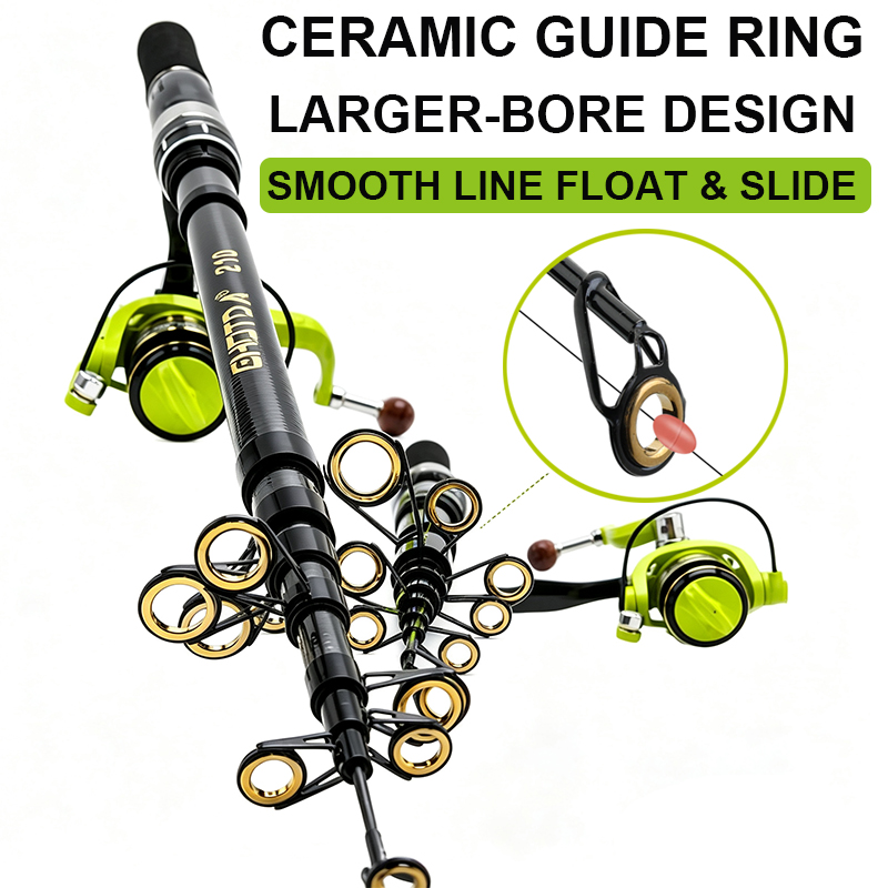 مجموعة صنارة و بكرة صيد دوارة  - مراجعة Fishing Rod Combo وسعره