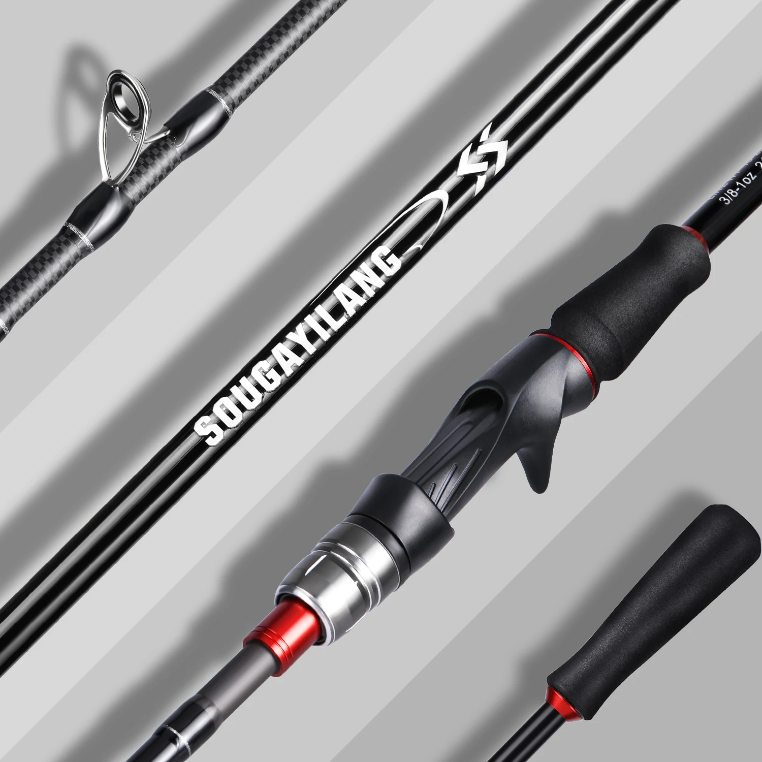 قضيب صيد من Sougayilang ، قضيب - مراجعة Fishing Rod Surf وسعره