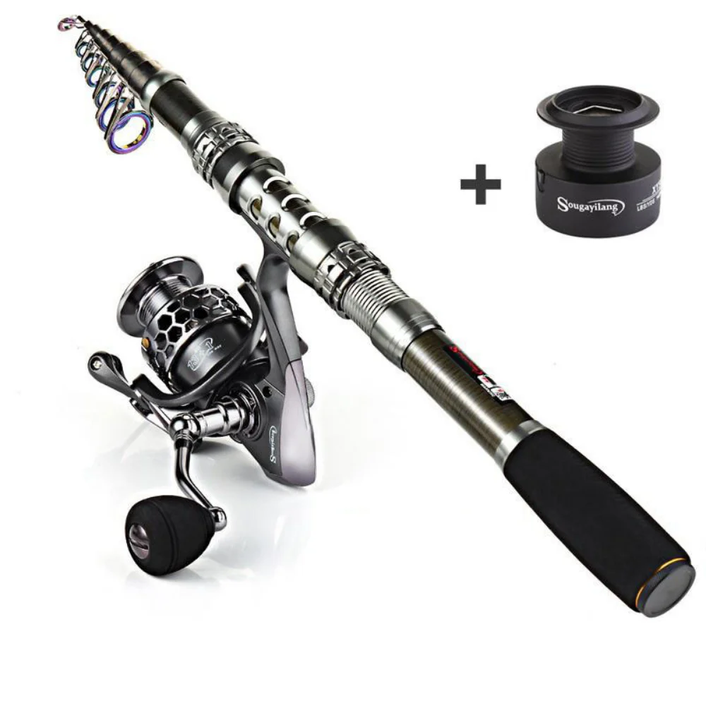 Sougayilang-صنارة صيد دوارة من - مراجعة Fishing Rod Surf وسعره