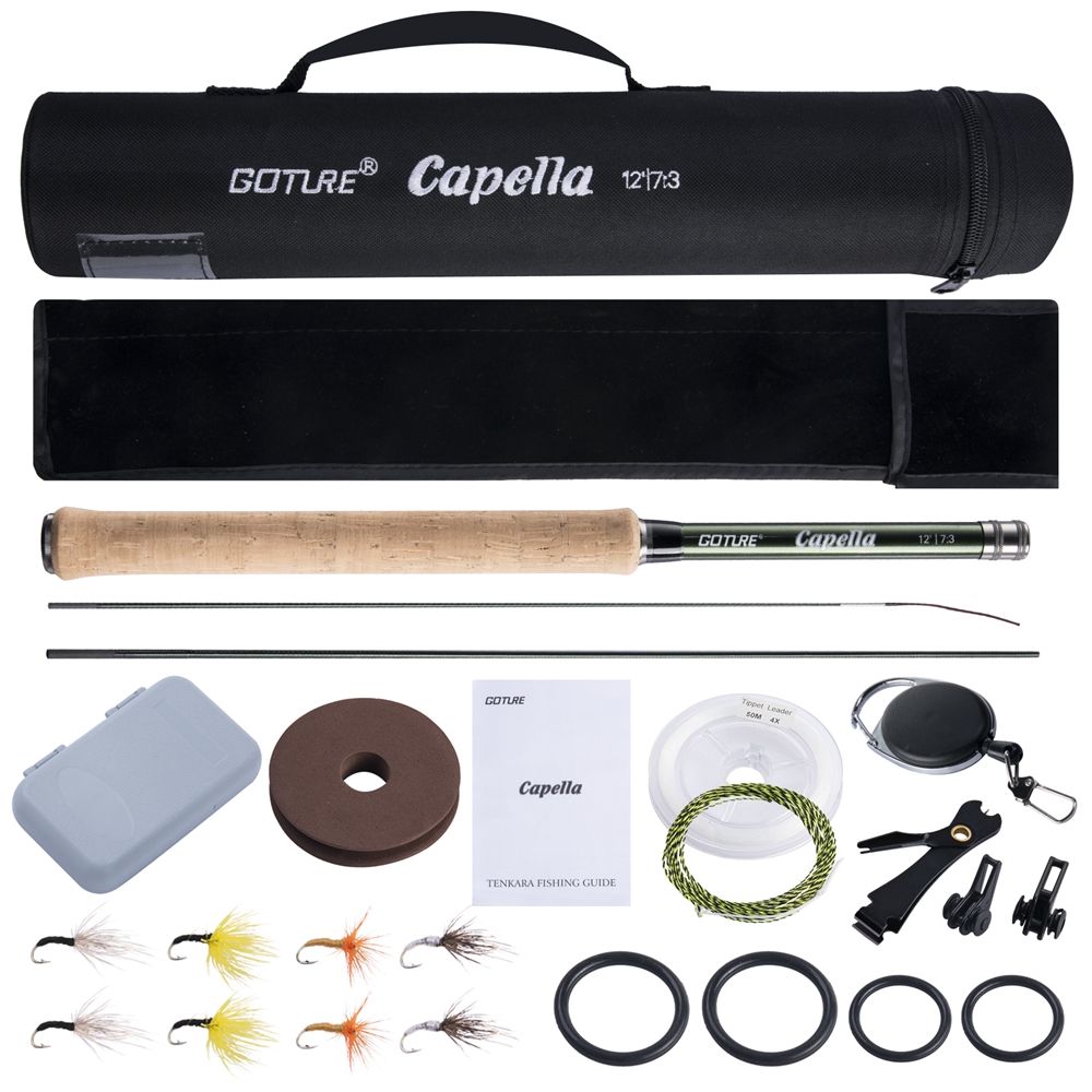 Goture Tenkara يطير الصيد رود  - مراجعة Fishing Rod Fly وسعره