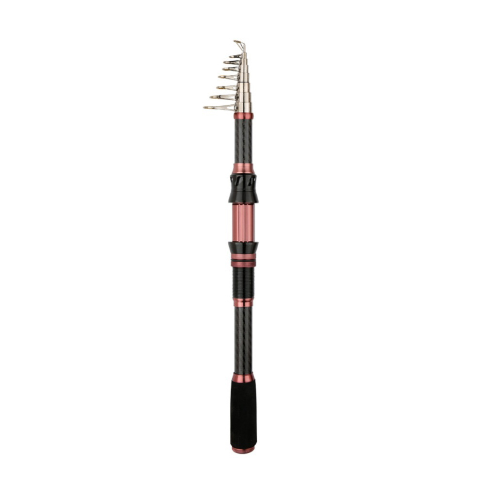 1 قطعة ألياف الكربون يتقلص الص - مراجعة Fishing Rod Carbon Fiber وسعره